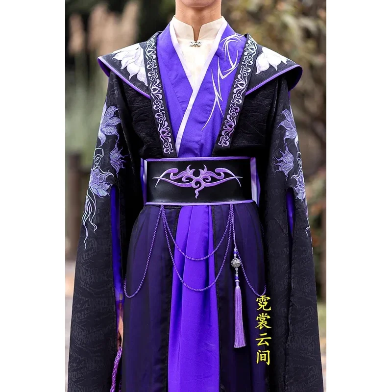 Anime Mo Dao Zu Shi Wei Cosplay Wuxian Jiang Cheng Costume Hanfu Grandmaster Of Demonic Cultivation Juvenile Ver. Halloween;3,k