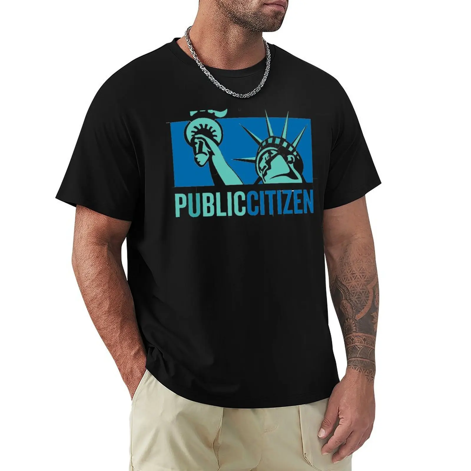 Public Citizen T-Shirt Minimalist Casual Short Sleeve Top