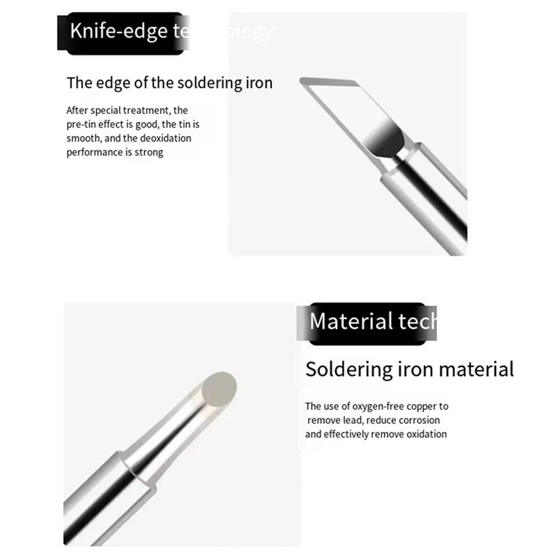 ABJI-Soldering Station Iron Handle Adapter, Internal Heat Iron Heads Lead Free Soldering Iron Tip Soldering Iron Tip Tool