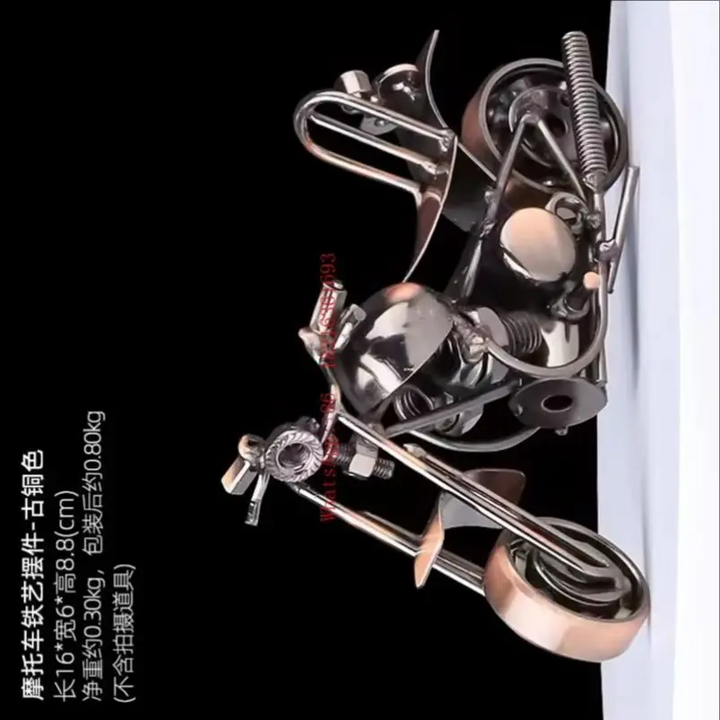 

Индустриальный винтажный кованый мотоциклетный сувенир ручной работы