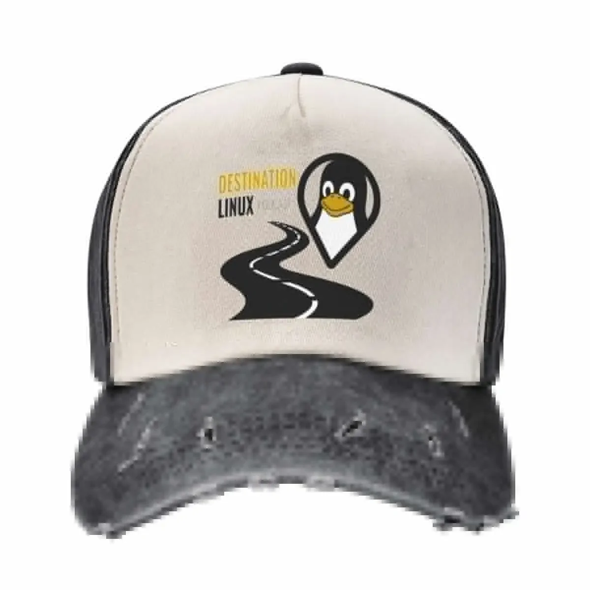 Destination Linux Podcast Baseball Cap Beach Golf Wear Designer Hat Hat Man Luxury Elegant Women's Hats Men's