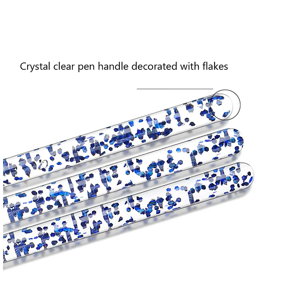 3Pcs Nail Art Brush Set Liner for Flower Design Gel Polish Fine Detailing DIY Manicure Decoration Tool Kit