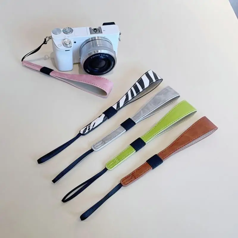 حزام معصم من جلد البولي يوريثان لكاميرات M50II XS10 ZV1 للسلامة وعصرية للسفر والتصوير الخارجي