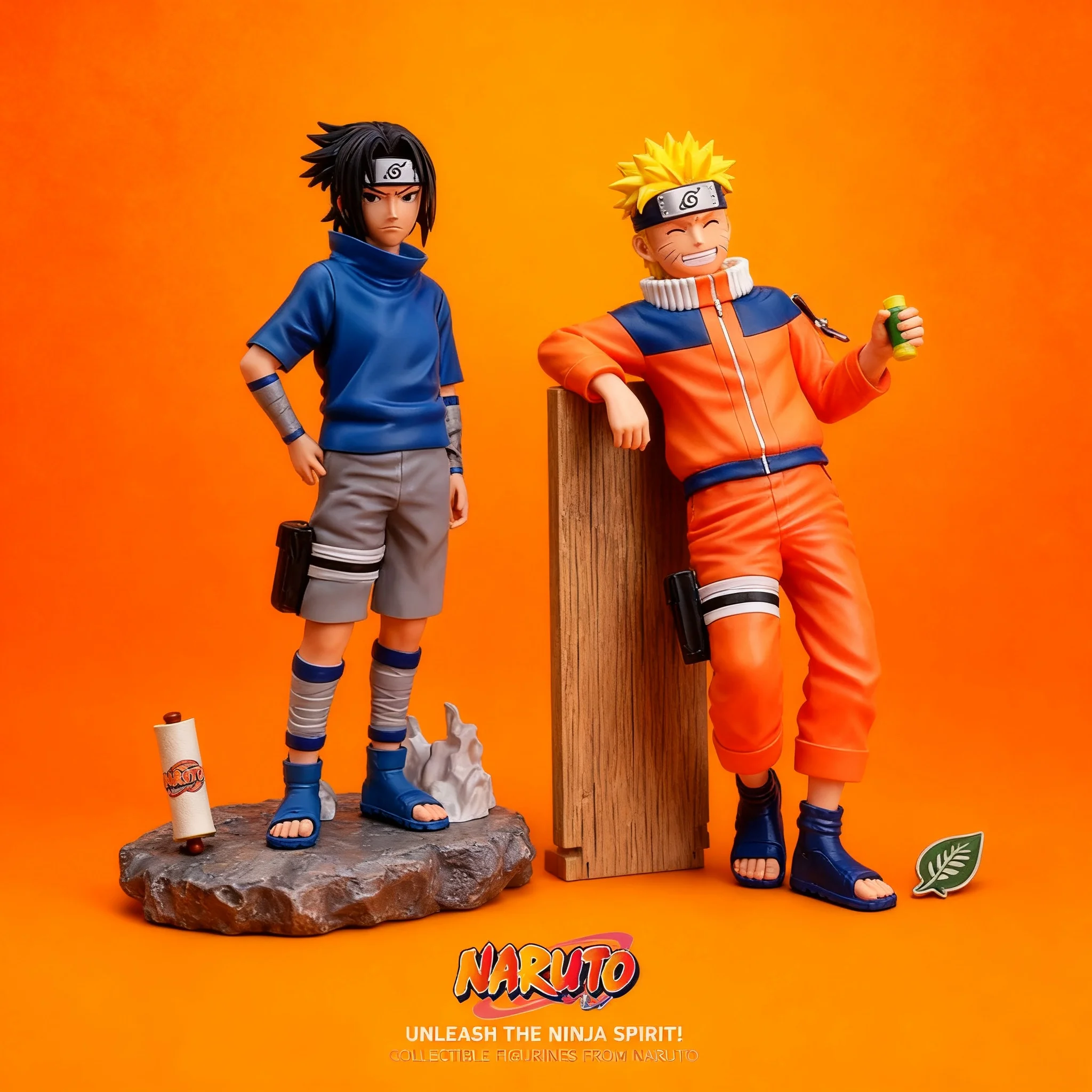 Figura de acción premium Naruto Shippuden Sasuke Uchiha versión infantil Naruto Young Growth Road Sharingan Resonance