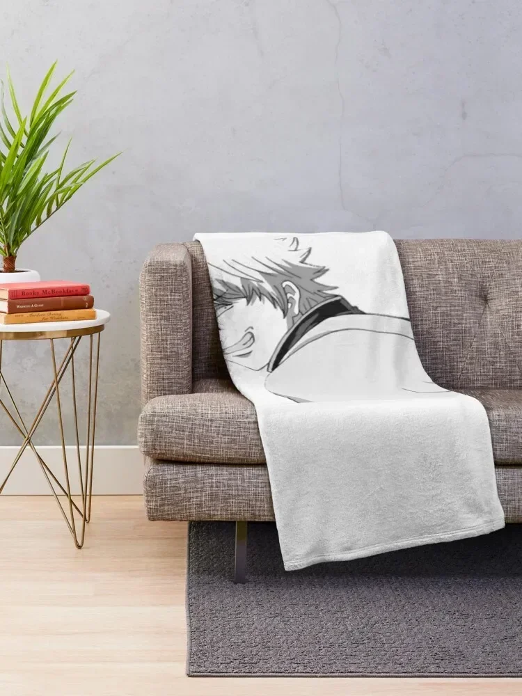 Gintoki Sakata Throw Blanket for sofa sofa bed Blankets