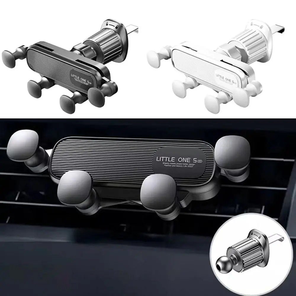 Universal Anti Shake Gravity Car Phone Holder with Screw Clamp Air Vent Phone Mount Phone Mount Car Interior
