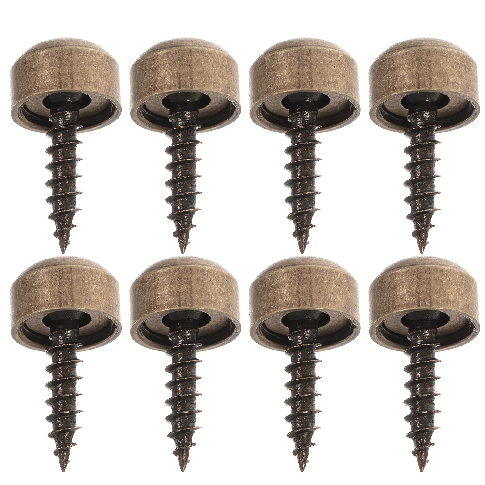 1Set Decoratieve Schroefdop Massief Koperen Zelftappende Schroefbevestiging voor Spiegel Hangende Spiegel Bevestiging Hardware Panelen