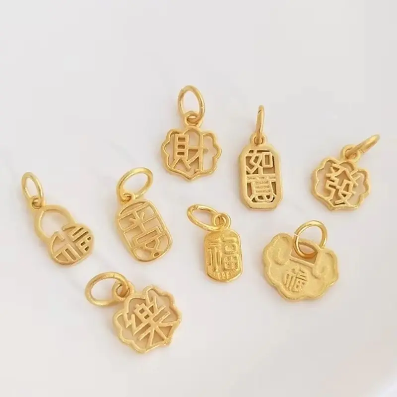Vietnam Shajin Xiaofu Brand Fortune Peace Ruyi Pendant Handmade DIY Bracelet Jewelry Pendant Accessories K207