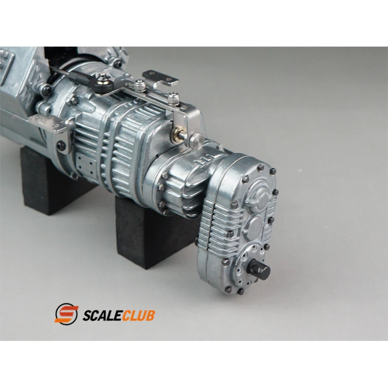 Scaleclub für 1/14 Tamiya Traktor-LKW, Muldenkipper, ferngesteuertes LKW-Modell, modifiziertes Zubehör, dreistufiges Metallgetriebe – Detail 1