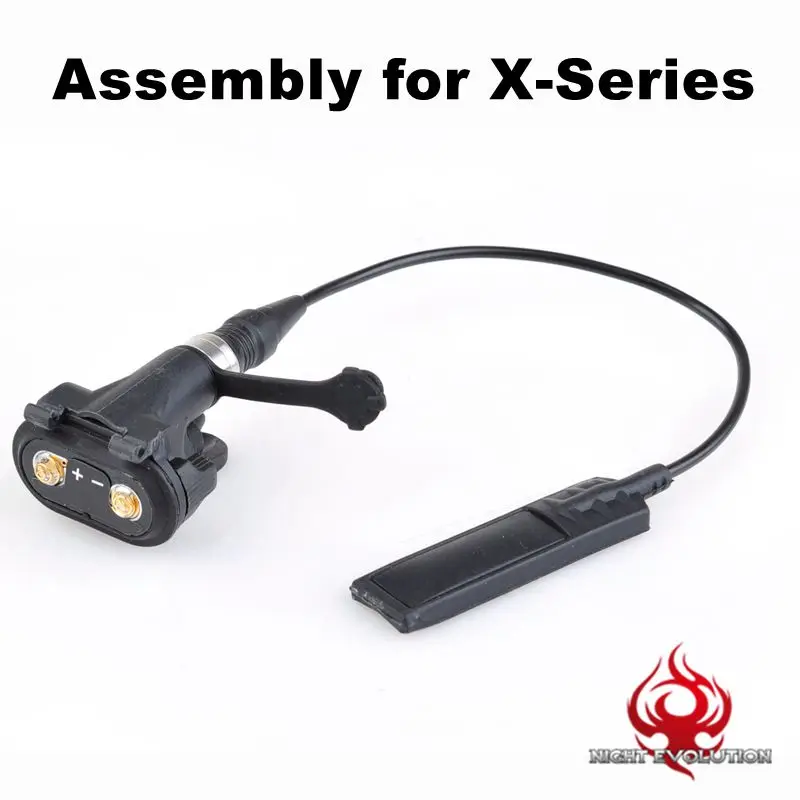 

Night Evolution Airsoft X-Series Flashlight Remote Dual Switch Assembly Tactical Gun Light Accessories NE07015