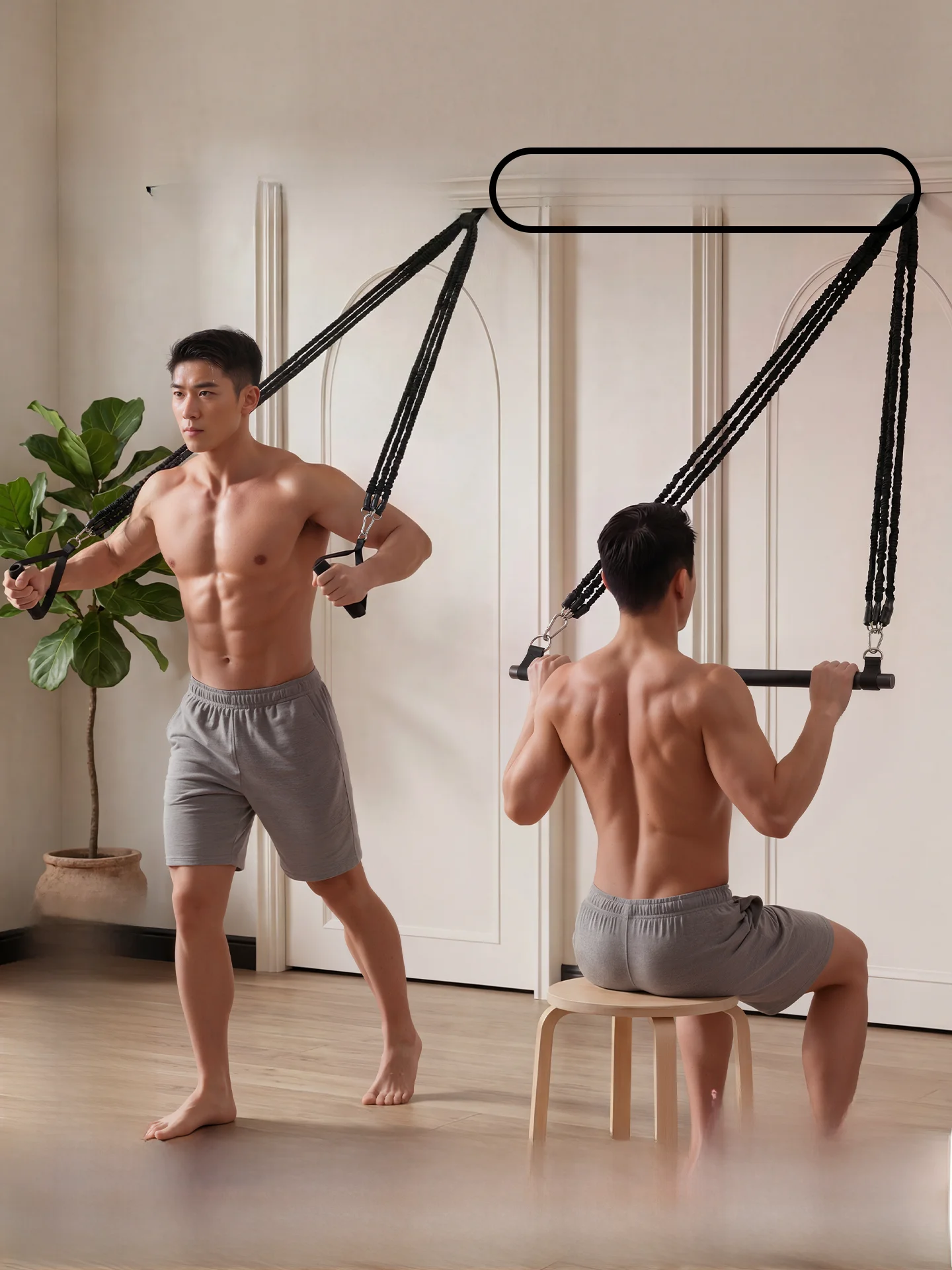 home-fitness-resistance-band-men's-back-exercise-high-pull-down-rope-door-hanging-gym-equipment-adjustable-tpe-size