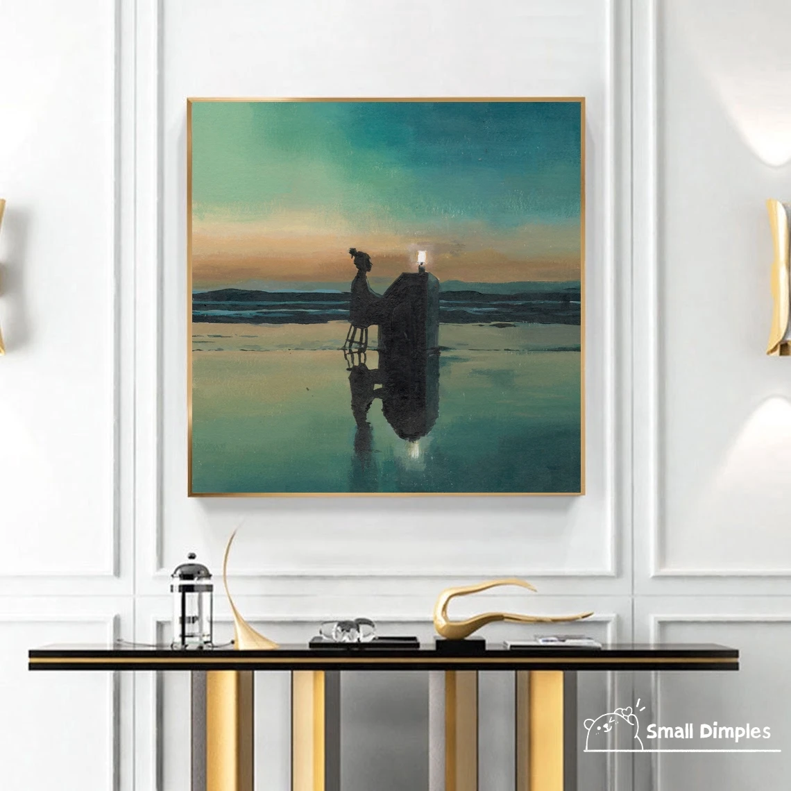 لوحة جدارية FKJ Ylang Ylang EP لألبوم الموسيقى مطبوعة على القماش لتزيين المنزل (بدون إطار)