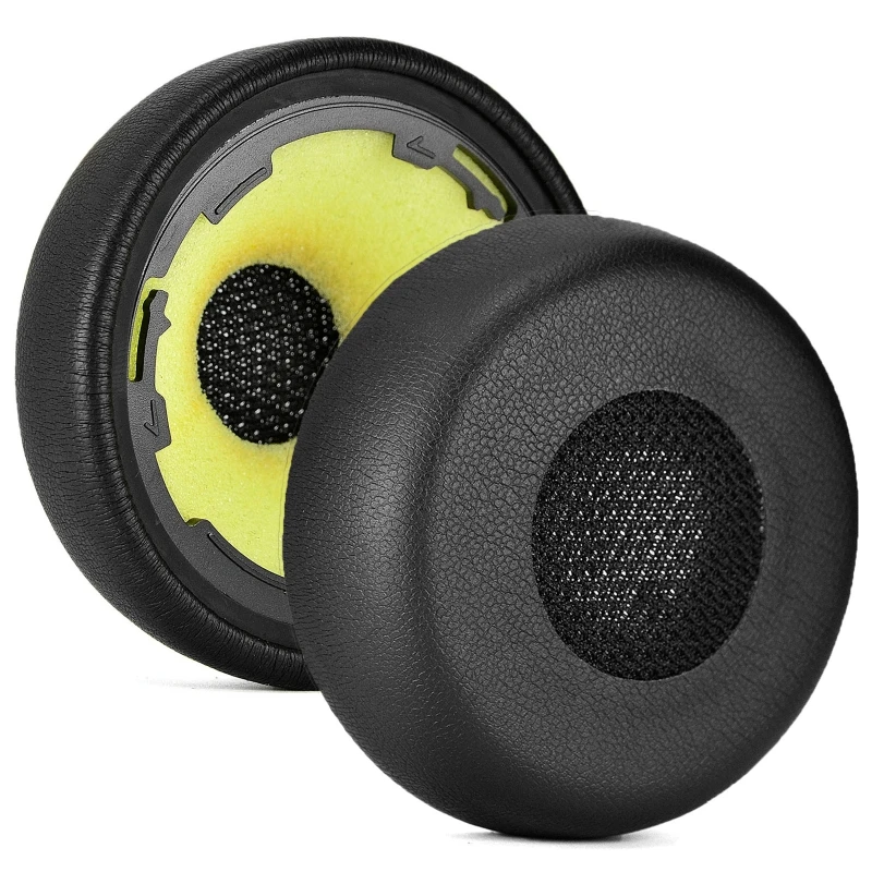 Coussinets d'oreille en cuir protéiné souple pour Jabra évoluer 75 75 + évolve75, coussinets d'oreille en mousse à mémoire de forme de remplacement