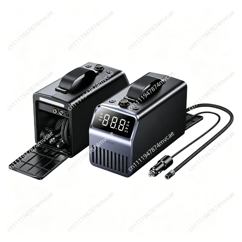 Car inflatable pump, electric inflatable pump, automobile tire pressure pointer, inflator pump, wired inflatable treasure