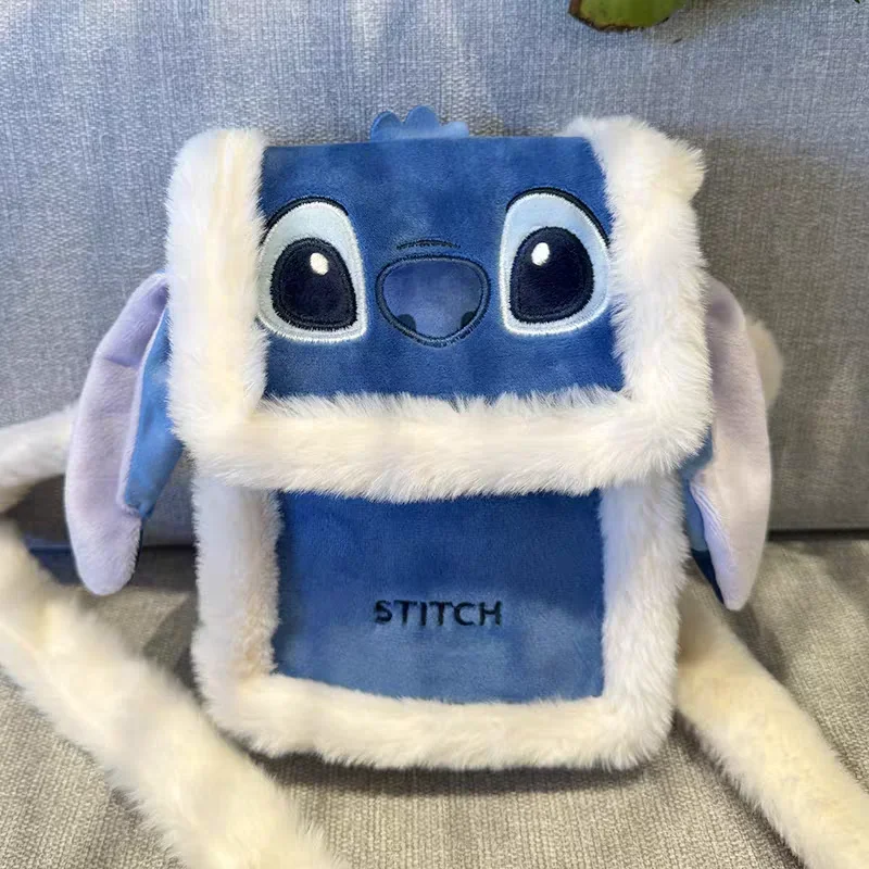 

Children's Single Shoulder Skew Straddle Bag Disney Cartoon Stitch Doll Bag Mobile Snack Doll Machine Redeemable Gift Kids Gift