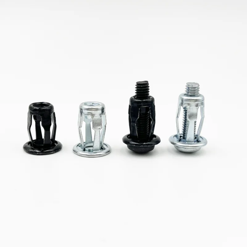 Blütenblattförmige Metallnietmutter Schraubenbolzen-Set Sechskantschrauben Panel License Fix Clamp Lock Expansion Jack Nuts Nietmutter M4 M5 M6 M8 – Detail 8