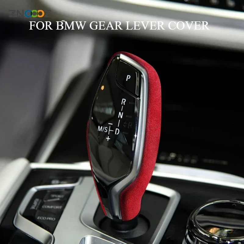 

Car Center Console Shift Panel Cover,For BMW 5 6 7 Series, X3 X4 Shift Head Knob Cover Hand Brake Handle Decoration Cover