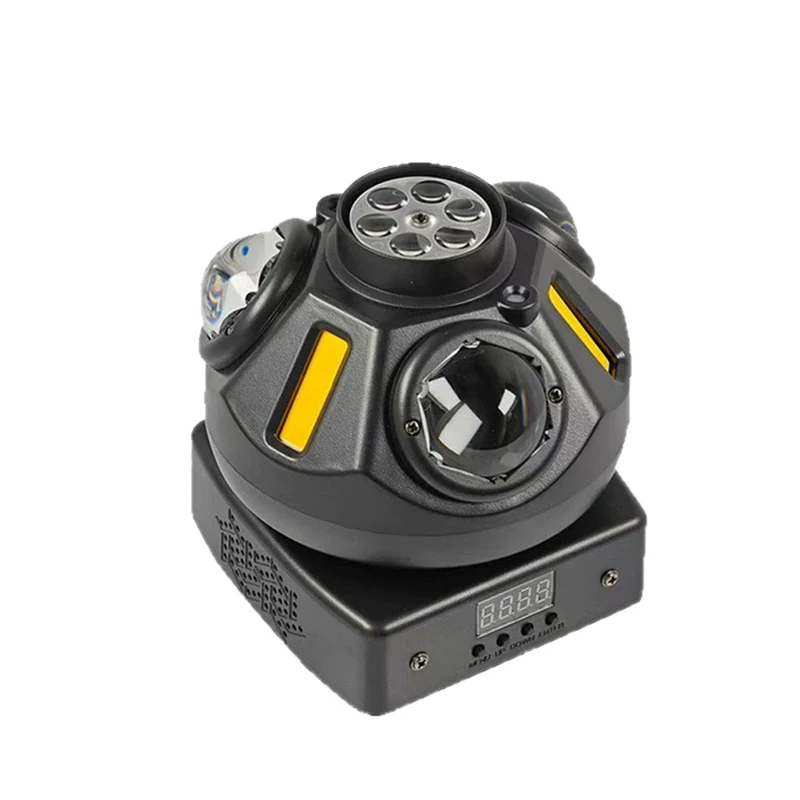 Disco RGBW LED-Beam-Muster-Effekt Moving-Head-Licht DJ-Laserlichter Wunderbare Bühnenbeleuchtung für Nachtclubs, Tanzpartys, Konzerte, Theateraufführungen