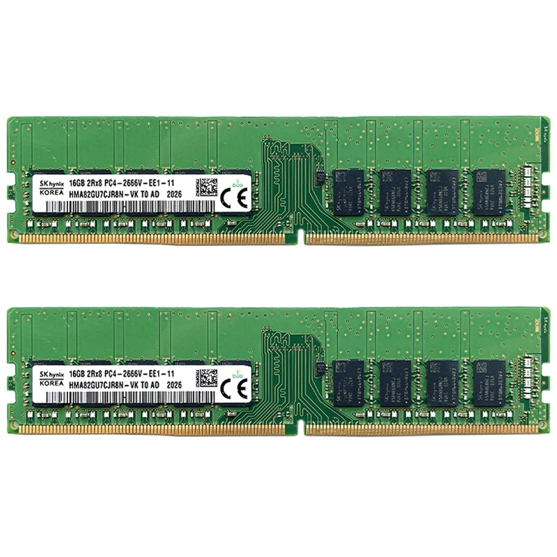 SK Hynix DDR4 16GB 2666MHz RAM 2Rx8 PC4 - 2666V 1.2V Desktop