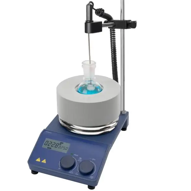 MS-H280-F100 Frasco de 100mL 250m con manta calefactora eléctrica 280 ℃   Placa Calefactora Magnética Digital LED de Laboratorio con Agitador
