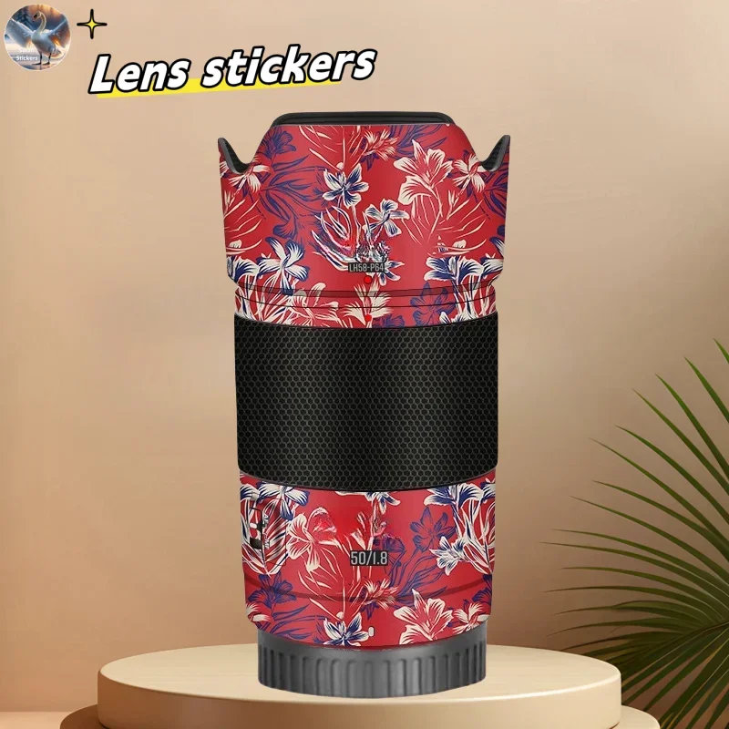 for Meike 50F1.8 Lens stickers, precision cut wear-resistant protective film, DIY skin