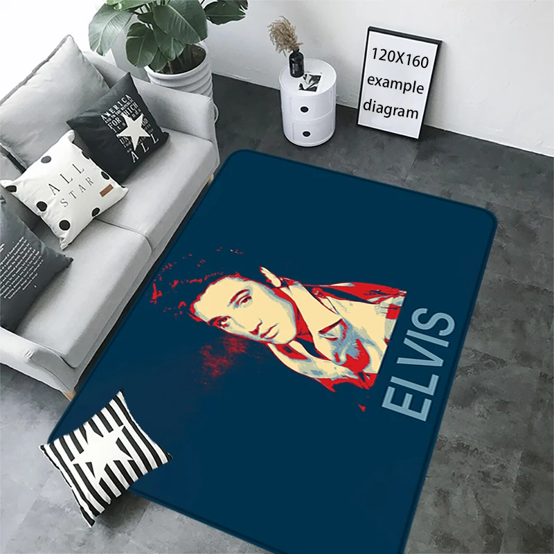 Entrance Doormat Hallwy Cartpet Living Room Rugs Foot Carpets Bathroom Rug Floor Mats Non-slip Elvis Presleys Hallway Home Decor