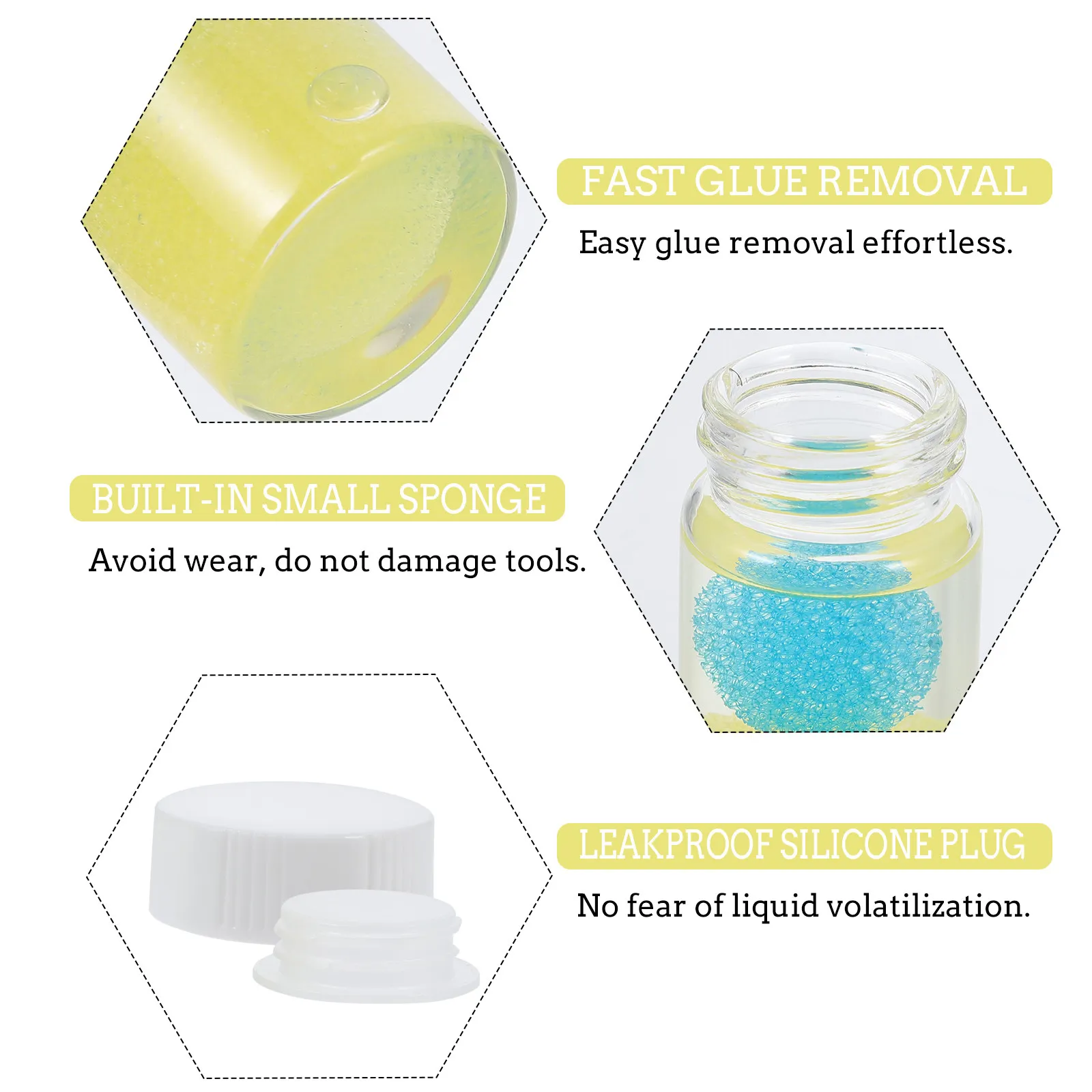 Lot de 2 pinces à cils, nettoyeur de colle, bouchon en silicone anti-fuite, détergent multi-usages, outil de nettoyage professionnel pour salon