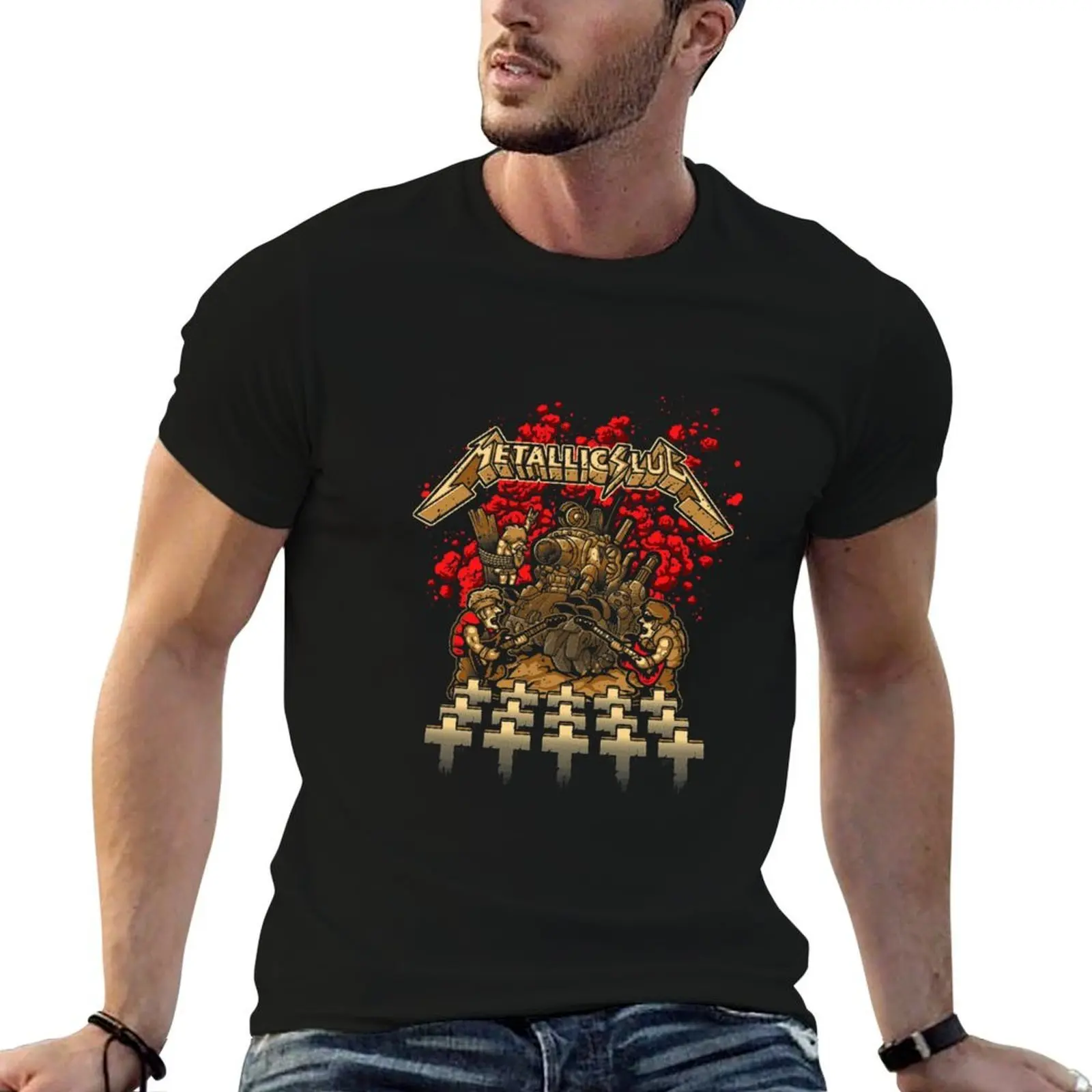 Metal Musician Guitar T-Shirt t shirt personalised man graphic t shirt t shirt man designer T-shirt