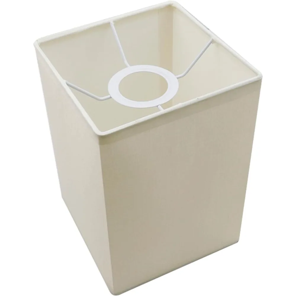 

1 piece rectangular linen cloth lamp shades lampshade replacements 5.51×5.51×7.87 inch lamp screen cover shades for table lamps