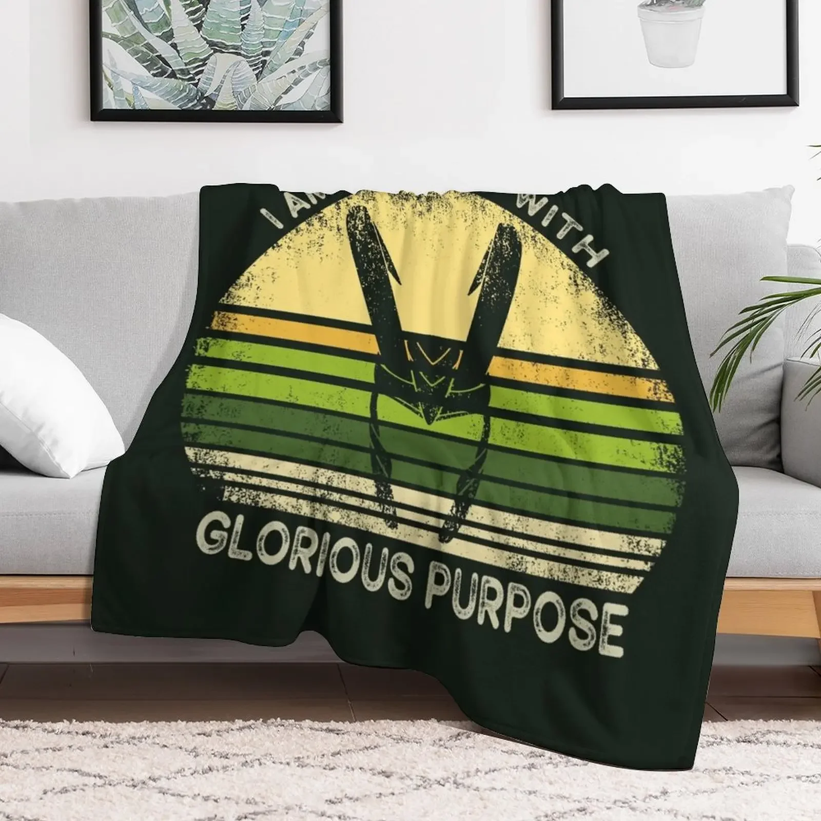 I am burdened with glorious purpose - burdened with glorious purpose Throw Blanket Luxury Throw blankets and throws Blankets