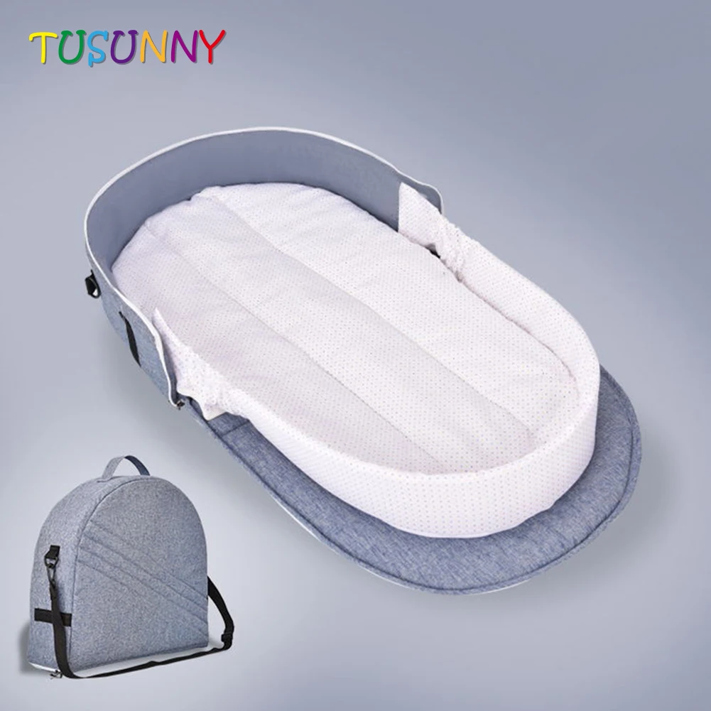 Baby Nest Bed Portable Crib Mosquito Net Travel Bed Infant Toddler Cotton Cradle for Newborn Baby Crib