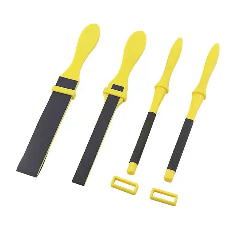 

4Pcs Polishing Sandpaper Kits Sanding Tool with Sand Paper Plastic Dropship