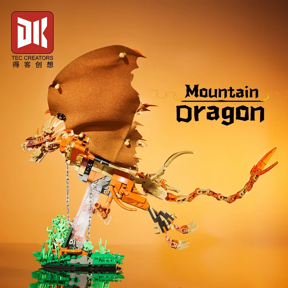 

Угорский Fenglong, собранный строительный блок, модель летающего дракона для мальчика, коллекционный орнамент, развивающая игрушка, Рождественский подарок