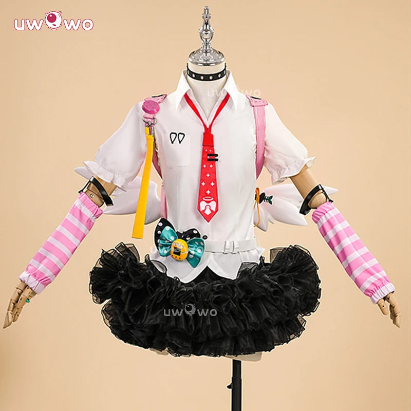 UWOWO 콜라보 시리즈: 게임 젠리스 존 제로 ZZZ 치나츠 레미엘 꿈의 천사 코스프레 의상 가방 포함 할로윈 의상