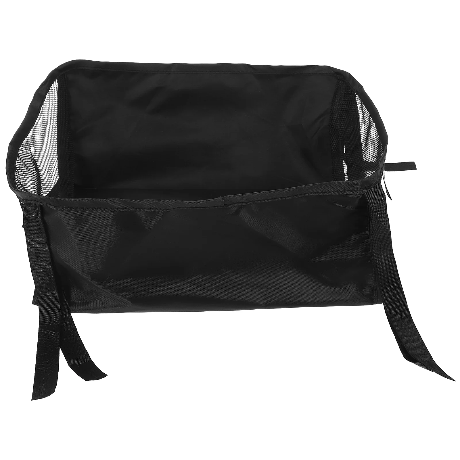 Shopping Bags Baby Stroller Bottom Pouch Storage Organizer Universal Basket Black Case