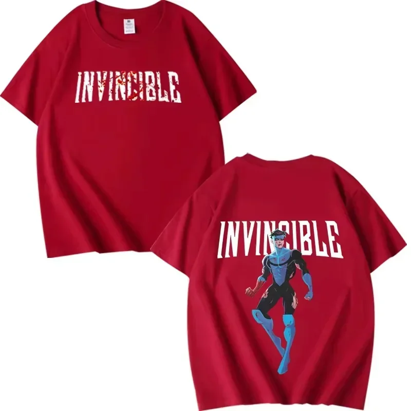 2026 Sommer Bestseller „Invincible Hero“ Themen-Outdoor-Freizeit-Trendiges Herren-Kurzarm-T-Shirt Y2K – Detail 10
