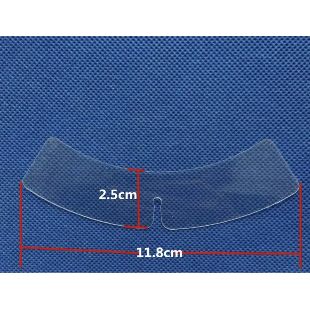 100 Stück Unisex Transparente PVC-Schmetterlingskragenstreben, Plastikkragen-Einsätze für Herren- und Damenhemden – Detail 3