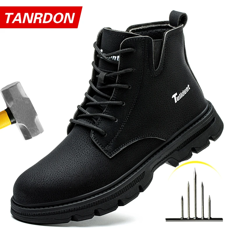 安全靴、スチールトゥブーツ、耐衝撃・耐貫通作業靴、スポーツシューズ、男性用保護靴、タクティカルブーツ