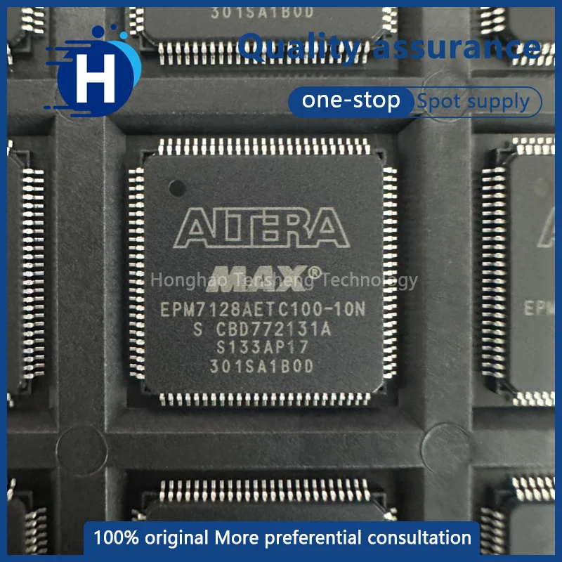 1 piece of high-quality EPM7128AETC100-10N programmable logic chip in a TQFP100 package EPM7128AETC100