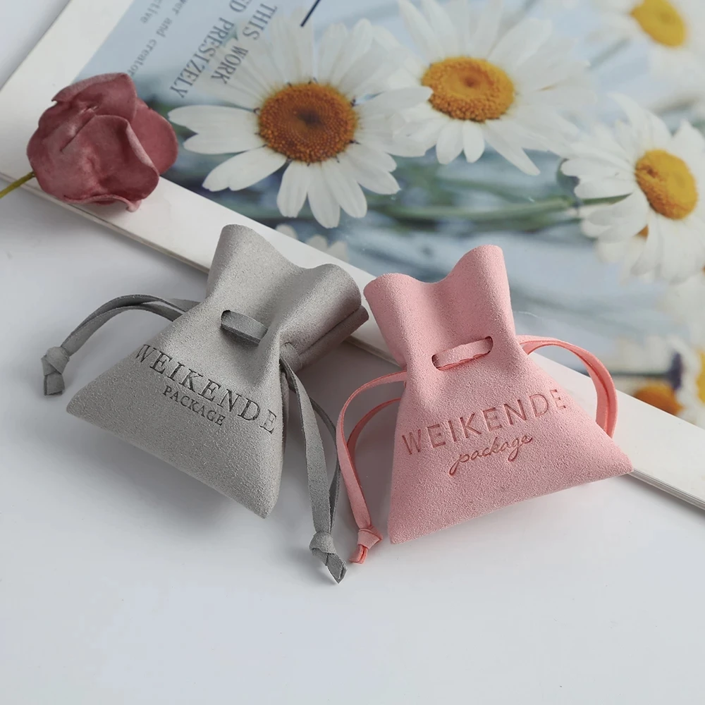 

100 искусственные ювелирные изделия, маленькие подарочные пакеты, женская свадебная сумка из микрофибры для конфет