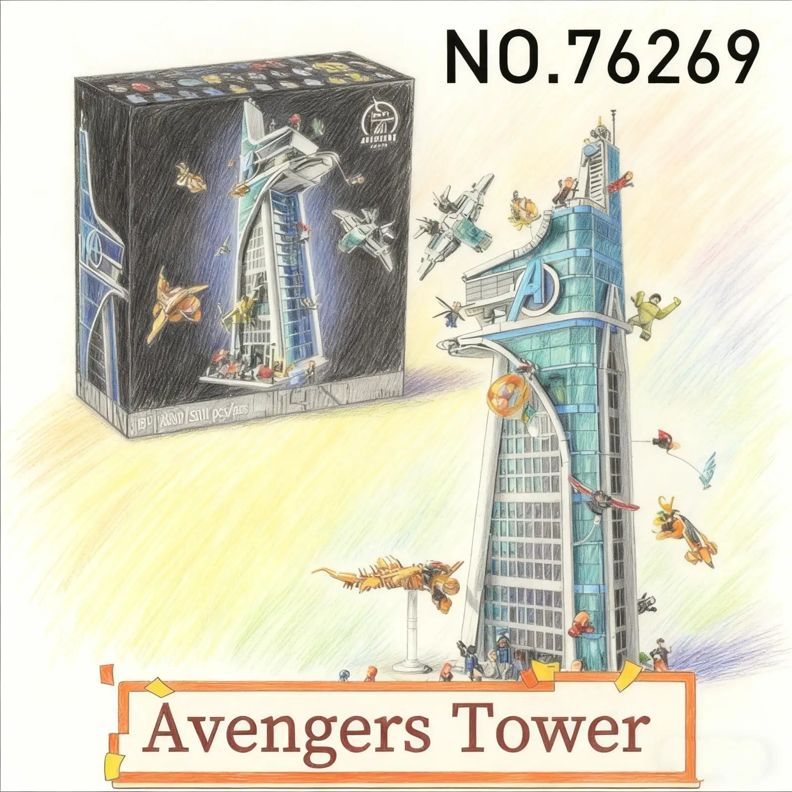 5201 pièces Heroes Alliance série Avengers tour 76269 bloc de construction Puzzle modèle briques jouet pour anniversaire noël nouvel an cadeau
