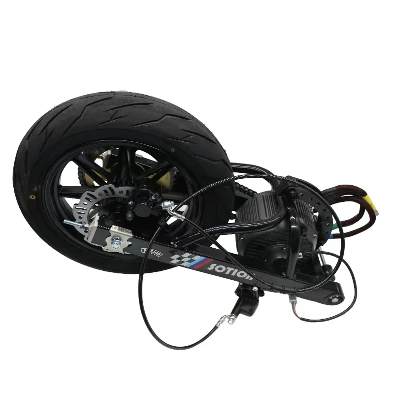 SOTION Aluminum Wheel Chain Street Version Kits 13KW Motor Swing Arm