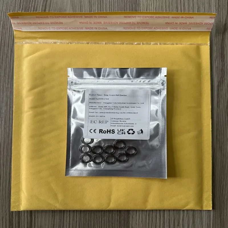 10 قطعة SMR117ZZ ABEC-9 تحمل كروي من الفولاذ المقاوم للصدأ 7X11X3mm