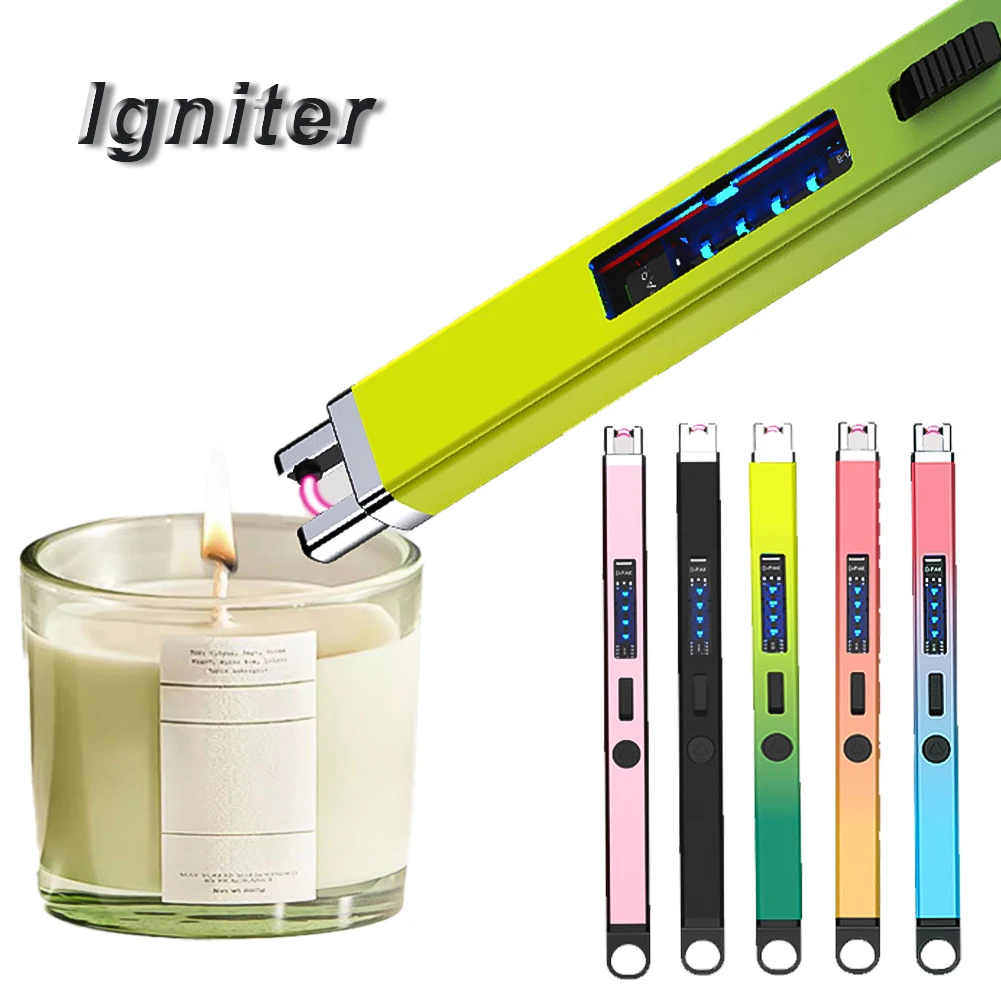 

Electric Arc Ignition Hose Windproof Aromatherapy Candle USB Charging Gas Stove 360° Pulse Plasma Flameless Lighter