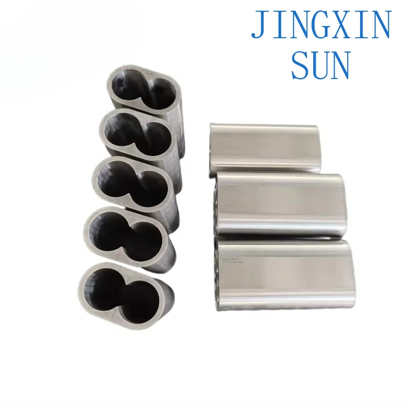 Anti-wear Plastic Extrusion Barrel Lined with Fluororubber Refurbishment Service Plastic Rubber Machinery Parts