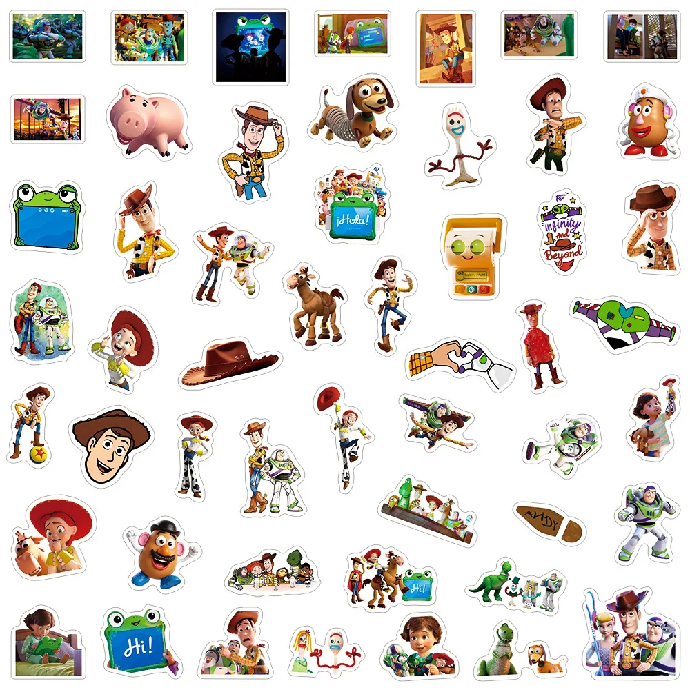 2026 Neu! 10/30/50 Stück Cartoon DSN Toy Story 5 Aufkleber DIY Dekoration PVC Wasserdicht Skateboard Notizbuch Tasse Graffiti Spielzeug – Detail 8