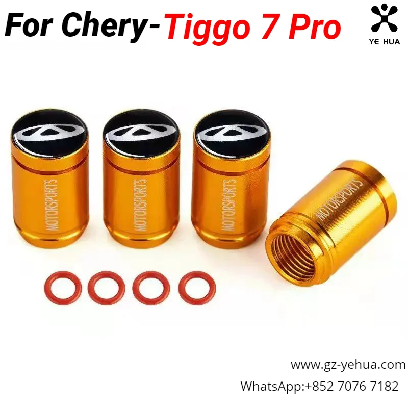 Chery Tiggo 7 Pro chery Tiggo 8 Pro 2022 2023 2024 Logo Nipple Caps Car Black Badge Logo Wheel Plugs Valve Cap Wheel Nipple