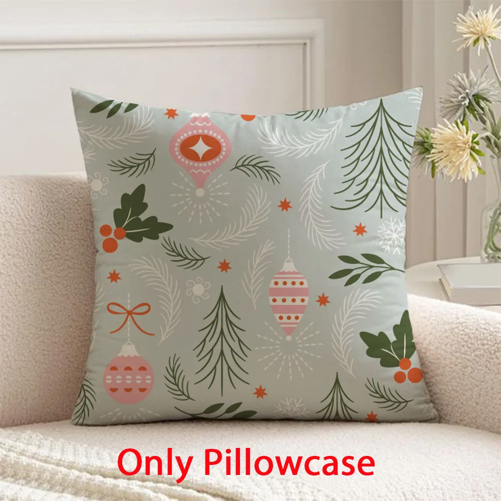 

Christmas Pillow cover fall decorative 45x45 cushions cover for pillow case winter decorative cushions