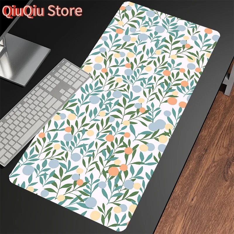for All-Day Comfort  Big Gaming Mousepad XXL Little fresh Floral Mouse Mat Large Keyboard Mat Desk Pad For Computer Laptop