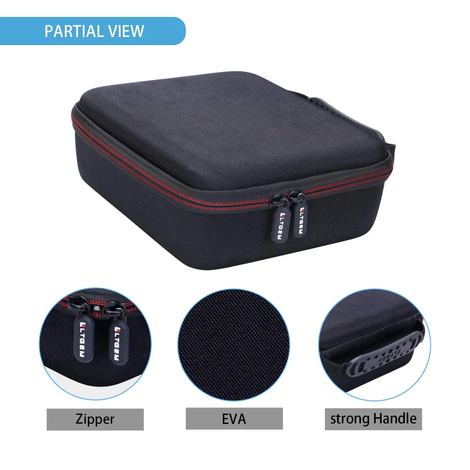 Ltgem Carrying Hard Case Voor Wahl Professionele 5-Ster Koord/Draadloze Magic Clip #8148-Geweldig Voor kappers En Stylisten-Precisi